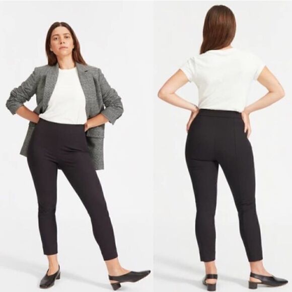 Everlane The Side-Zip Work Pant in Dark Slate Gray | SZ 8 - Picture 5 of 13